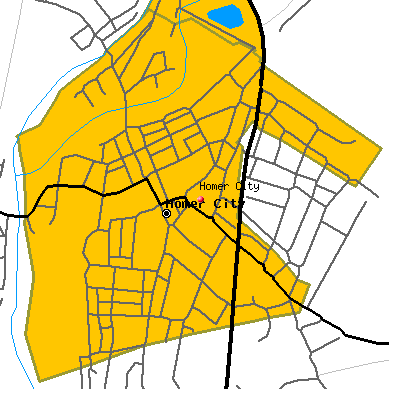 Homer City map
