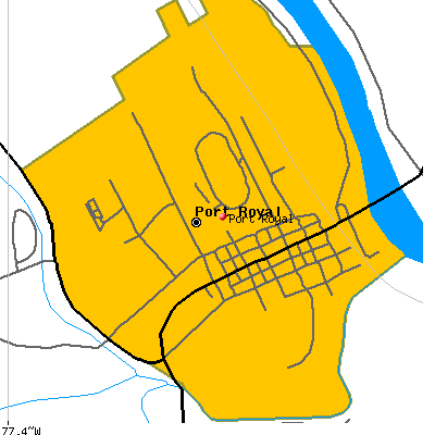 Port Royal map
