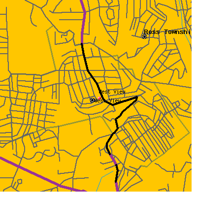 West View map
