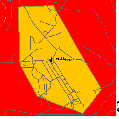 Loretto map