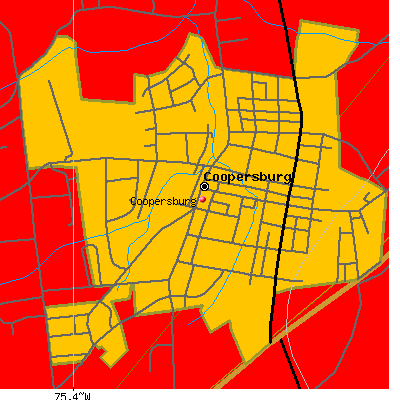 Coopersburg map