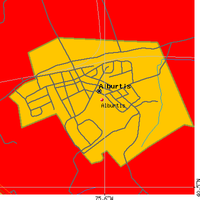 Alburtis map