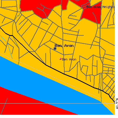 Ben Avon map