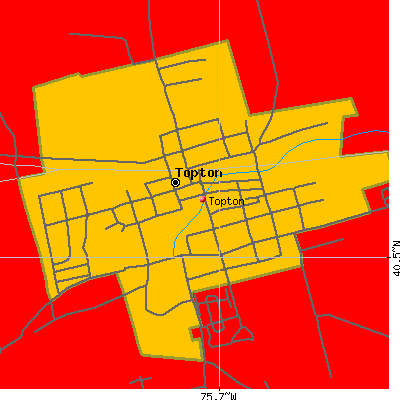 Topton map