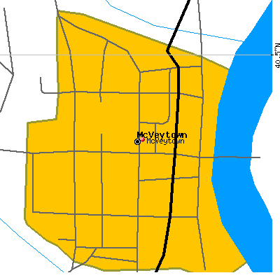 McVeytown map