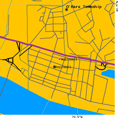 Aspinwall map