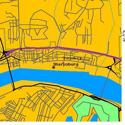 Sharpsburg map