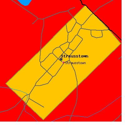 Strausstown map