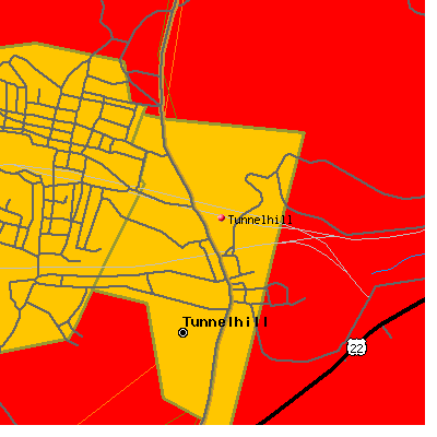 Tunnelhill map