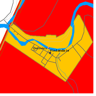 Vintondale map