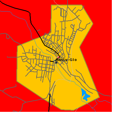 Nanty-Glo map