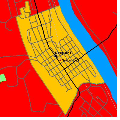 Newport map