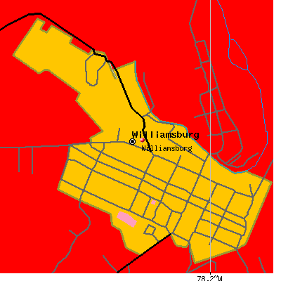 Williamsburg map