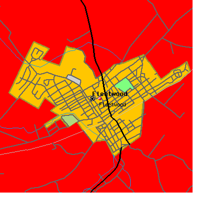 Fleetwood map