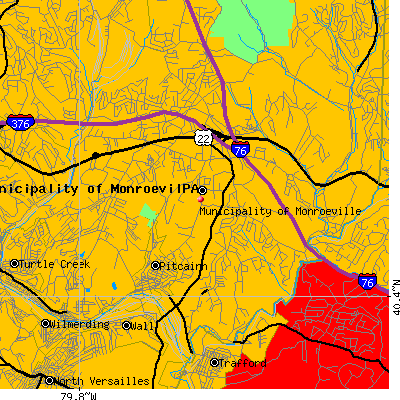 Municipality of Monroeville map