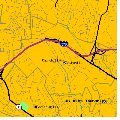Churchill map