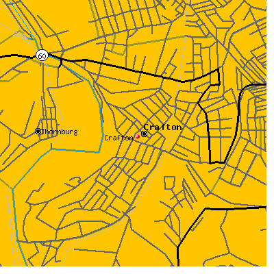 Crafton map