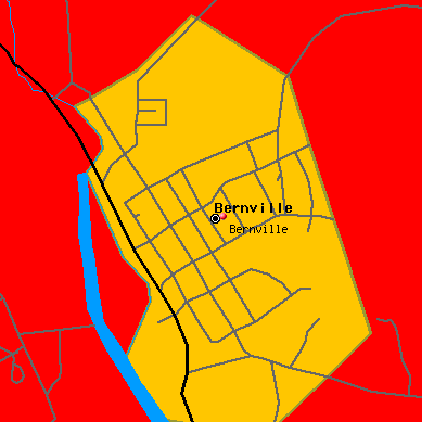 Bernville map