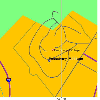 Pennsbury Village map