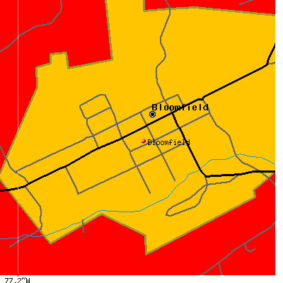 Bloomfield map