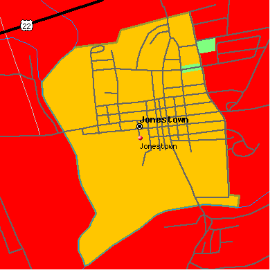 Jonestown map
