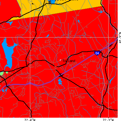Tolland map