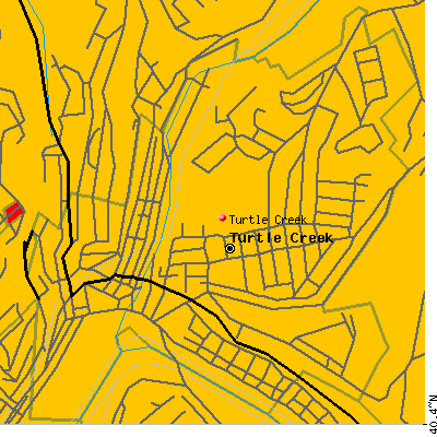 Turtle Creek map