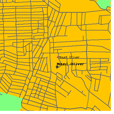 Mount Oliver map