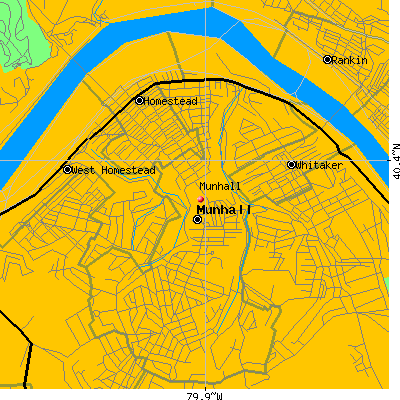 Munhall map