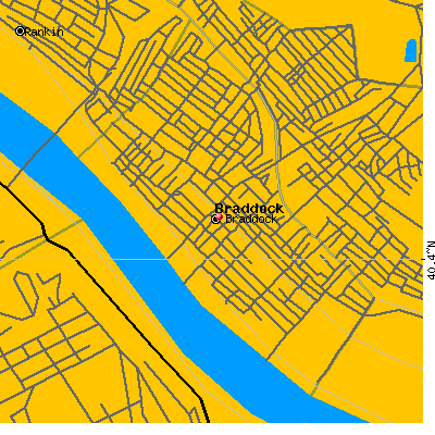 Braddock map