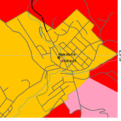 Oakdale map
