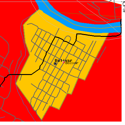 Bolivar map