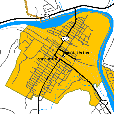 Mount Union map