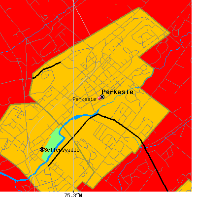 Perkasie map