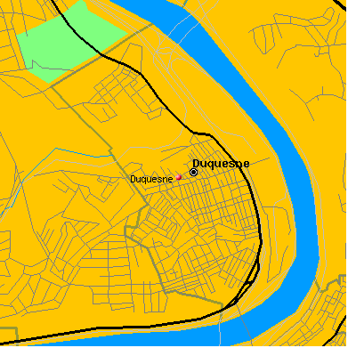 Duquesne map