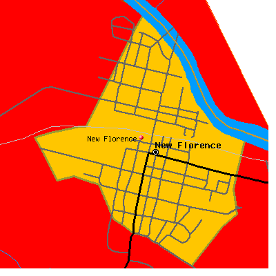 New Florence map