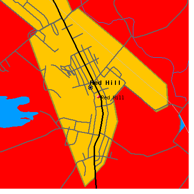 Red Hill map