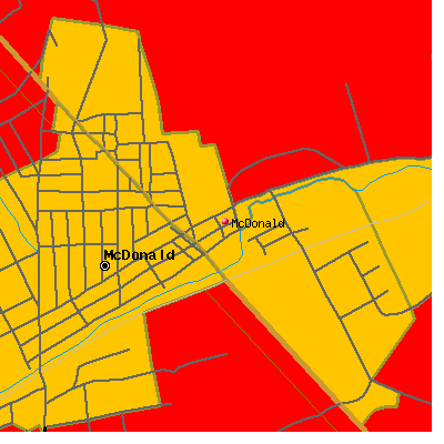 McDonald map