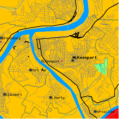 McKeesport map