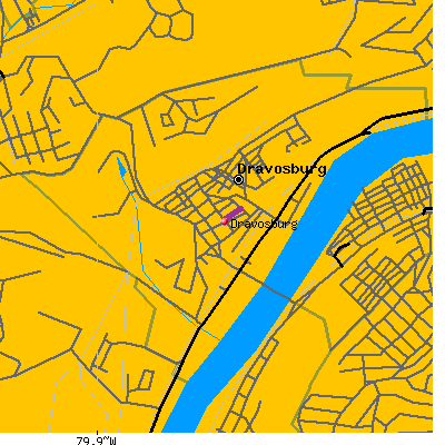 Dravosburg map