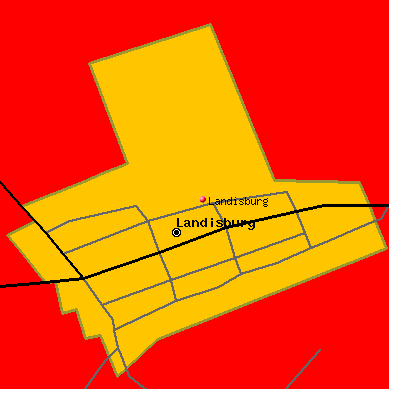 Landisburg map