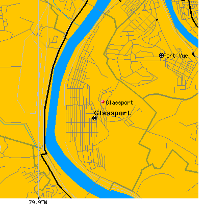 Glassport map