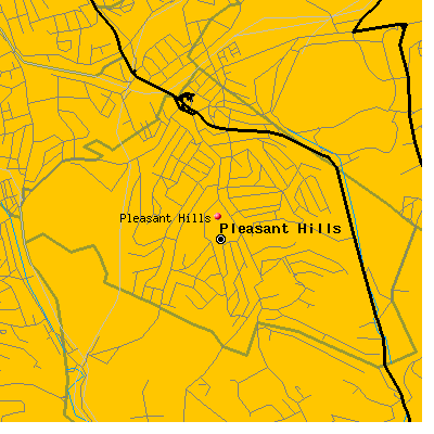Pleasant Hills map