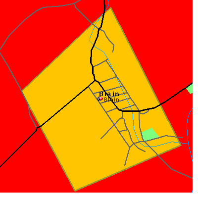 Blain map