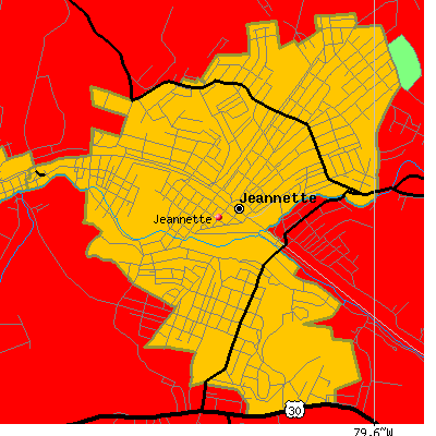 Jeannette map