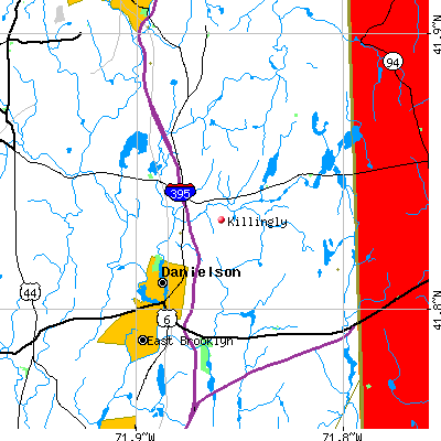 Killingly map