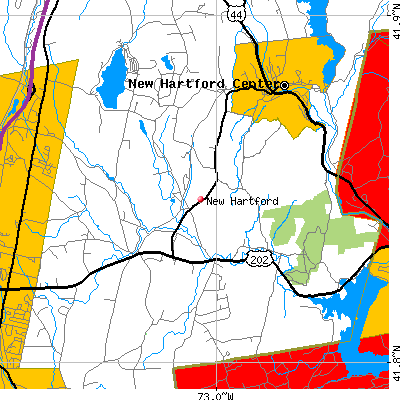 New Hartford map