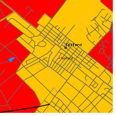 Telford map
