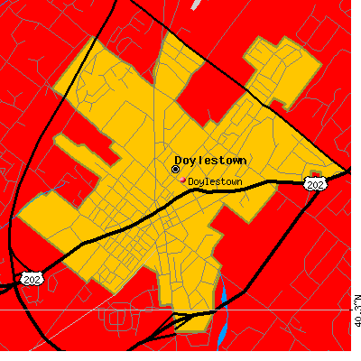 Doylestown map
