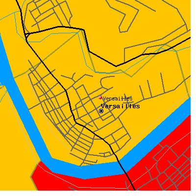 Versailles map